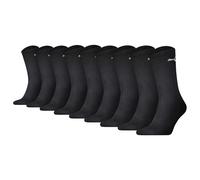 PUMA Unisex Socken, 9er Pack - Sport Crew Sock,Tennissocken, ECOM Schwarz / 39-42 39-42 Schwarz