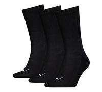 PUMA Crew-Socken 3er-Pack Unisex Für Damen | Mit Aucun | Schwarz | Größe: 39-42 black
