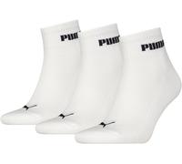 PUMA Quarter-Socken 3er-Pack Unisex | Mit Aucun | Weiß | Größe: 39-42 white