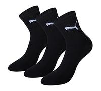 Puma Unisex Socken Short Crew 3er Pack, Schwarz (Black), 35/38