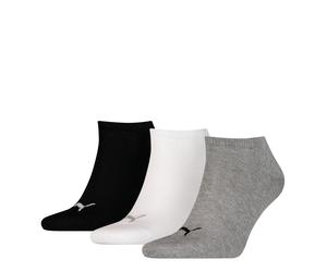 Puma Unisex Socken Sneaker Plain 3P 26108821-882 47-49 Grey/White/Black