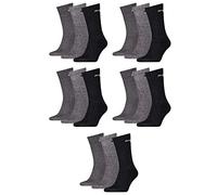 PUMA Unisex Socken, Sportsocken 15 PAAR, Frotteesohle, Regular Crew (Grau Mix (207), 39-42 (6-8 UK))