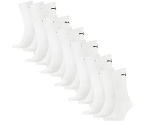 Puma Unisex Socken, Sportsocken 18 PAAR, Frotteesohle - verschiedene Farben Weiß / 39-42 39-42 Weiß