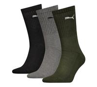 PUMA kurze Crew-Socken 3er-Pack | green combo | Größe: 39-42 green combo