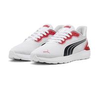 Puma Unisex Softride Cosmic Street Sliptech Sneaker, Weiß/Schwarz, für alle Zeiten, Rot, Größe 43, Puma White Puma Schwarz für alle Zeiten, Rot, 43 EU