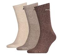 Puma - Unisex Sport Socken 3er Pack, Mehrfarbig (Chocolate/Walnut/Safari), 43-46