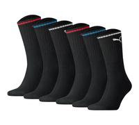 Kurzsocken PUMA "Socken 6er Pack", Herren, Gr. 43-46, schwarz, Obermaterial: 76% Baumwolle CO. 21% Polyester PES. 2% Elastodien ED. 1% Elasthan EL., Socken (40728027-43) schwarz