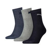 Puma Herren Socken SHORT CREW 3P UNISEX, navy/grey/nightshadow blue, 35-38, 231011001