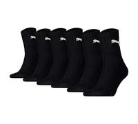 Kurzsocken PUMA "Socken 6er Pack", Herren, Gr. 43-46, schwarz, Obermaterial: 78% Baumwolle CO. 18% Polyester PES. 2% Polyamid PA. 2% Elasthan EL., Socken (43478600-43) schwarz