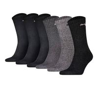 PUMA Unisex Sportsocken, 6 Paar - Tennissocken, Crew Sport Socken, einfarbig 47-49 Bunt