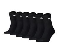 PUMA Kurze Crew-Socken im 6er-Pack Für Damen | Mit Aucun | Schwarz | Größe: 39-42 black