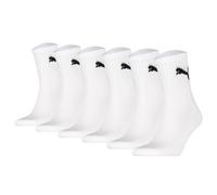 Puma Short Crew Sportsocken 6-Pack weiß 2.0 : 43-46