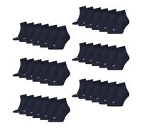 PUMA unisex Quarter Sportsocken Kurzsocken Socken 3 Paar, Farbe:Blau, Menge:3 Paar (1x 3er Pack), Größe:43-46, Artikel:-321 navy