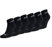 PUMA Unisex Sportsocken Quarter 6er Pack - Statement Edition Größe 47-49, Black