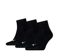 Puma Unisex Sportsocken Quarter Plain 3P 701230337-200 35-38 Black