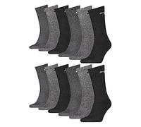 Puma 3P Sport Crew Socks Dunkelgrau Gr 39/42
