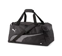 PUMA Unisex Sporttasche - Fundamentals Sports Bag M, Puma Cat Logo, 62 x 28 x 33cm Schwarz / OneSize One size Schwarz
