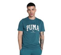 T-Shirt PUMA "SQUAD BIG GRAPHIC TEE" Gr. S, grün (cold green) Herren Shirts (44343214-S) cold green