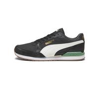 Sneaker PUMA "ST RUNNER 75 YEARS" Gr. 42, bunt (puma black, warm white, archive green) Schuhe Puma (83936425-42)
