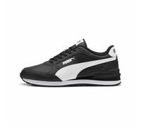 Puma Sneaker ST Runner v4 L Leder Schwarz Herren Größe 44 EU / 9,5 UK