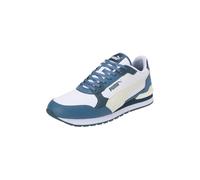 PUMA Unisex ST Runner v4 L Sneaker, White-Creamy Vanilla-Blue Horizon-Gray Skies, 37 EU