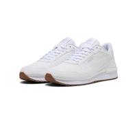 PUMA Unisex ST Runner V4 L Sneaker, White-Glacial Gray-Gum, 38 EU