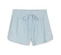 PUMA Unisex Strick Shorts Fit Branded Fleece Hw 3" Short - Turquoise Surf