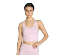 Puma Unisex Studio Foundation 2-in-1 Crop Tanktop, Grape Mist Heather, M EU
