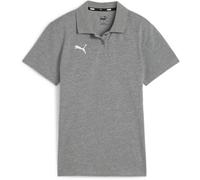PUMA teamGOAL Casuals Poloshirt Damen 33 - medium gray heather/puma white L