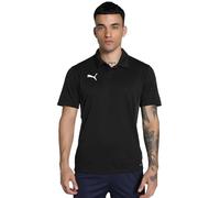Puma Unisex Teamgoal Poloshirt, Puma Black-Puma White-Flat Dark Gray, L EU