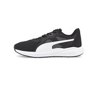 PUMA Unisex Twitch Runner Laufschuh, Black-Asphalt, 44.5 EU