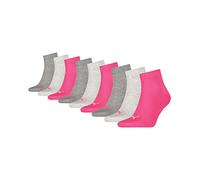 Puma Unisex Herren Damen Quarter Socken PLAIN - 3er Pack