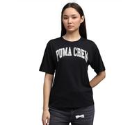 PUMA Unisex W Crew Graphic Tees, Puma Schwarz, XXL EU