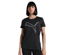 Puma W TAD ESSENTIAL HEATHER LOGO TEE Damen T-Shirt, schwarz, größe XS