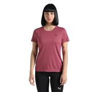PUMA Unisex W TAD Essential Heather Tee T-Shirts, Port Heather,
