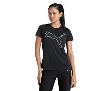 PUMA TAD Essentials Logo-T-Shirt Damen, Kleidung, Schwarz, L Black