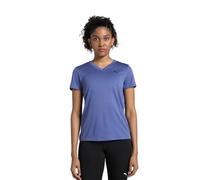 Puma T-Shirt Damen TAD ESSENTIALS mit V-Ausschnitt Blue Crystal XS