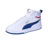 Puma Unisex Youth CAVEN 2.0 MID JR Sneaker, Puma White-Clyde ROYAL-Puma Gold, 38.5 EU