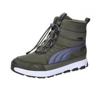 PUMA Unisex Youth Evolve Boot PURETEX JR Sneaker, Dark Olive-Galactic Gray-PUMA White, 37.5 EU