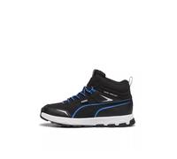 Puma Unisex Youth Evolve Trail JR Sneaker, Puma Black-HYPERLINK Blue, 36 EU