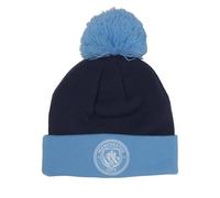 Puma - MCFC ESS Pom Pom Beanie, Mütze OneSize Blau/Schwarz