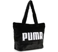 Puma UP Faux FUR Shopper Damen Freizeittasche, schwarz OSFA
