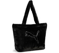 Puma UP Faux FUR Shopper Damen Freizeittasche, schwarz OSFA