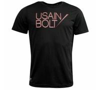 Puma Usain Bolt Logo Kurzarm-T-Shirt Schwarz - Herren S