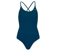 Puma V-Neck Padded Swimsuit Marine X-Small Damen