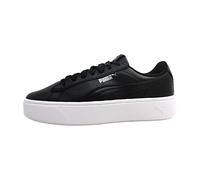 Puma Vikky Stacked Leder Damen Plateau Sneaker PUMA black/PUMA black 38 für Damen, schwarz, Größe 39 EU