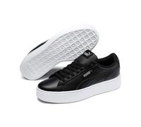 Puma Vikky Stacked Leder Damen Plateau Sneaker PUMA black/PUMA black 38 für Damen, schwarz, Größe 40 ½ EU