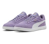 Sneaker PUMA "VIKKY STAR SD", Damen, Gr. 39, lila luster, puma weiß, Leder, colorblocking, Schuhe Sneaker, aus Leder, mit Schnürung, Innenmaterial aus Textil (81614015-39) lila luster, puma weiß