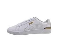 Sneaker PUMA "Vikky v3 Metallisch glänzende Sneakers Damen" Gr. 38, weiß (white gold silver metallic) Schuhe Sneaker (57669422-38)