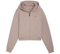 Puma Cloudspun Full Zip Damen Hoodie beige - L